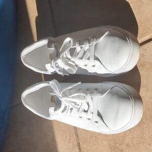 𝅺Nine West Layna Women's White Sneakers.